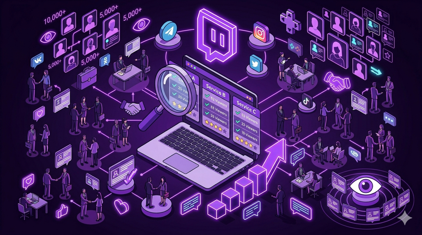 Накрутка зрителей на Twitch: гайд для начинающих стримеров