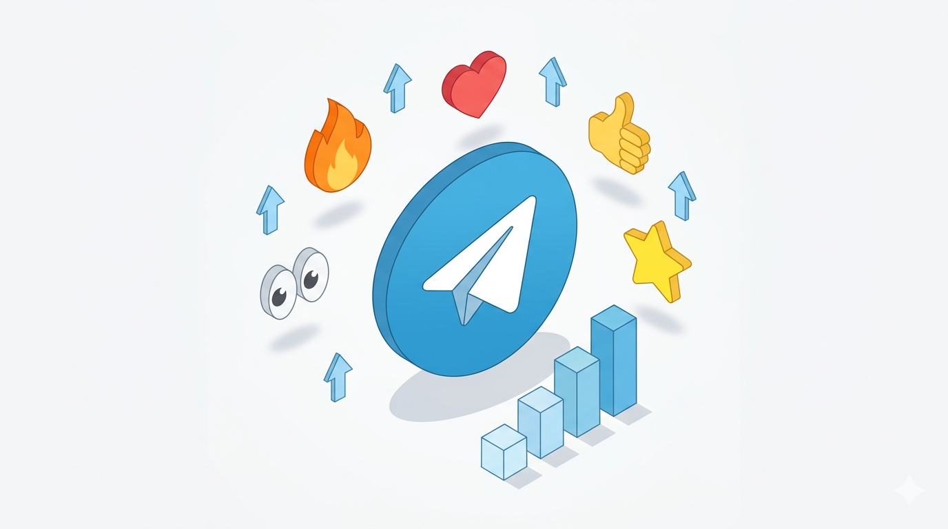 Накрутка реакций в Telegram: виды, выбор и эффект для канала