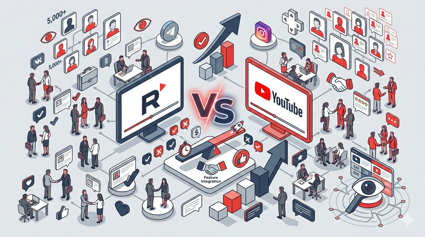 Rutube vs YouTube: сравнение платформ для авторов в 2026